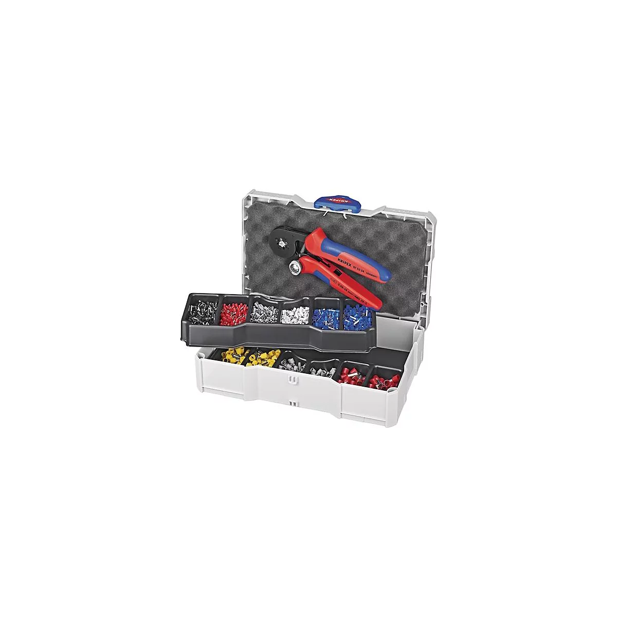 Aderendhülsensortiment 1251tlg.0,50-10,00mm2 Crimpzange