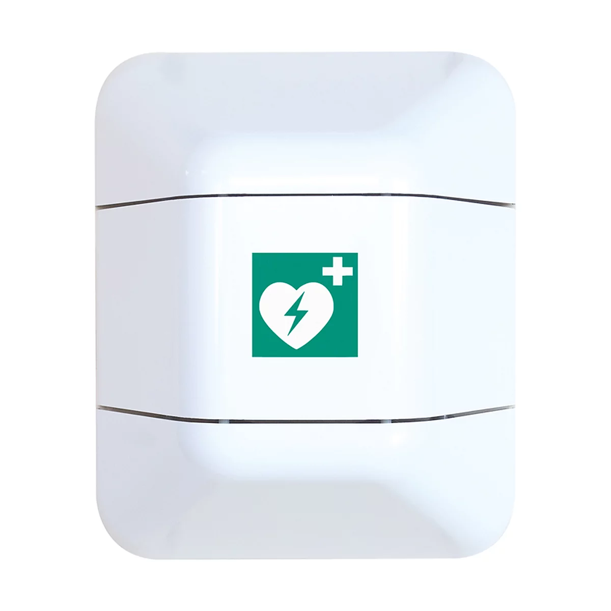 AED-kast, B 434 x D 225 x H 528 mm, wit