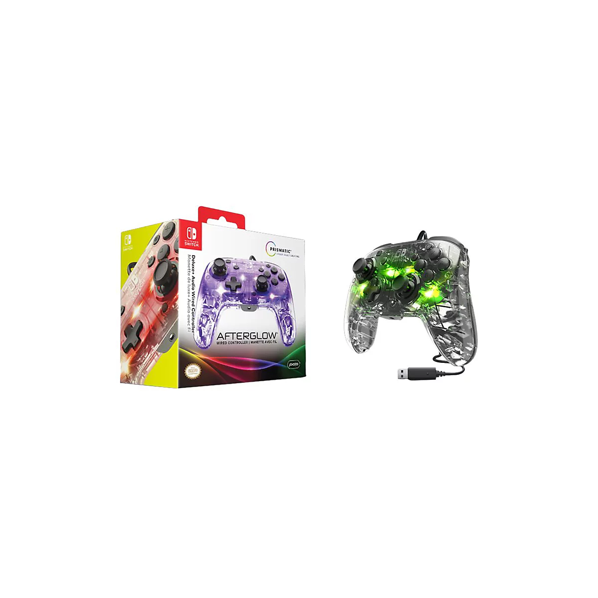 Afterglow Deluxe+ Audio Wired Controller - Game Pad - kabelgebunden - für Nintendo Switch