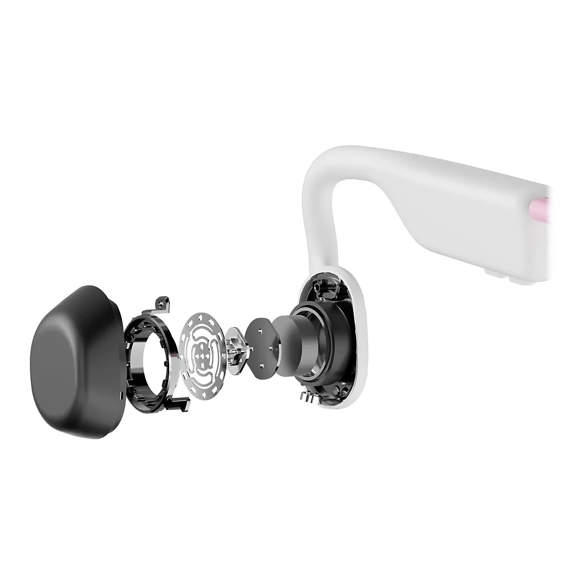 AfterShokz OpenMove - Kopfhörer mit Mikrofon - offenes Ohr - hinter dem Nacken angebracht - Bluetooth - kabellos