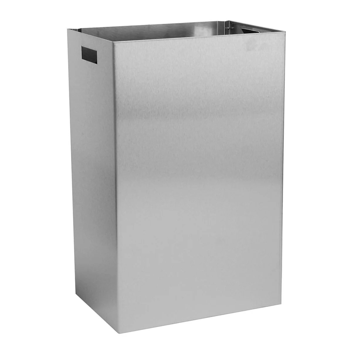 Afvalbak, 50 l, B 378 x D 257 x H 585 mm, RVS