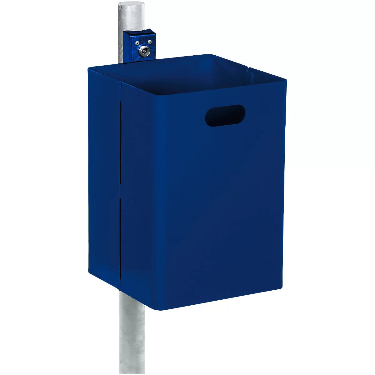 Afvalbak, blauw (RAL 5013)