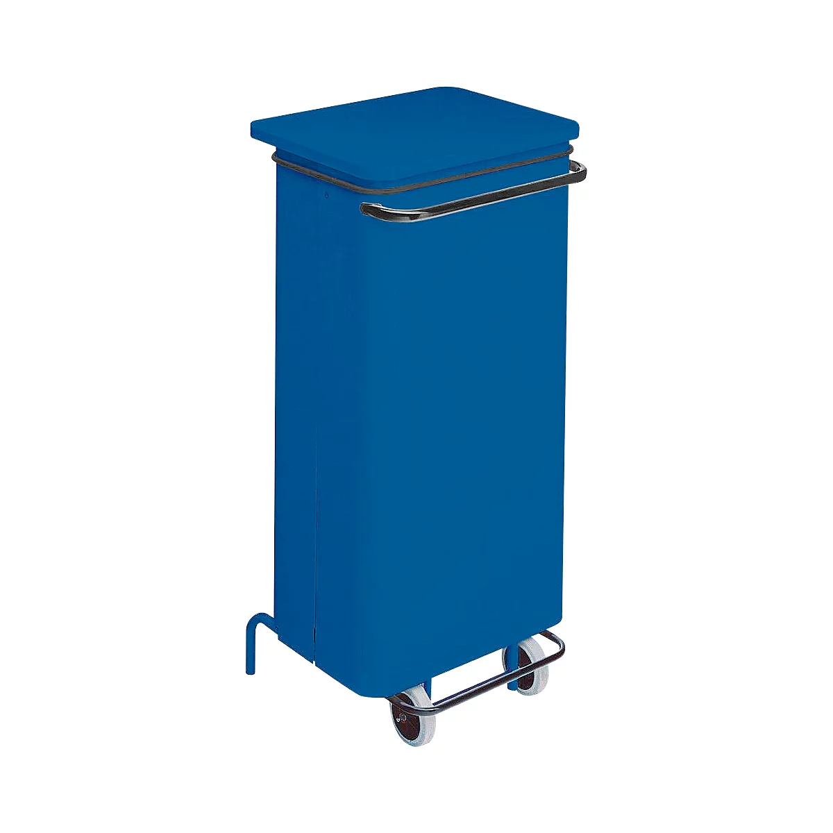 Afvalbak Conticolor, met pedaal, inhoud 110 liter, blauw