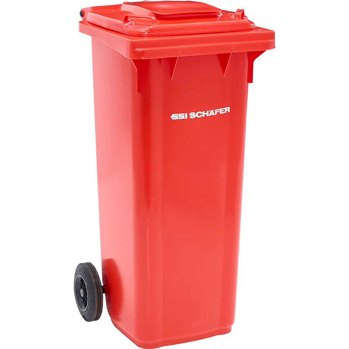 Afvalbak GMT, 140 l, verrijdbaar, rood