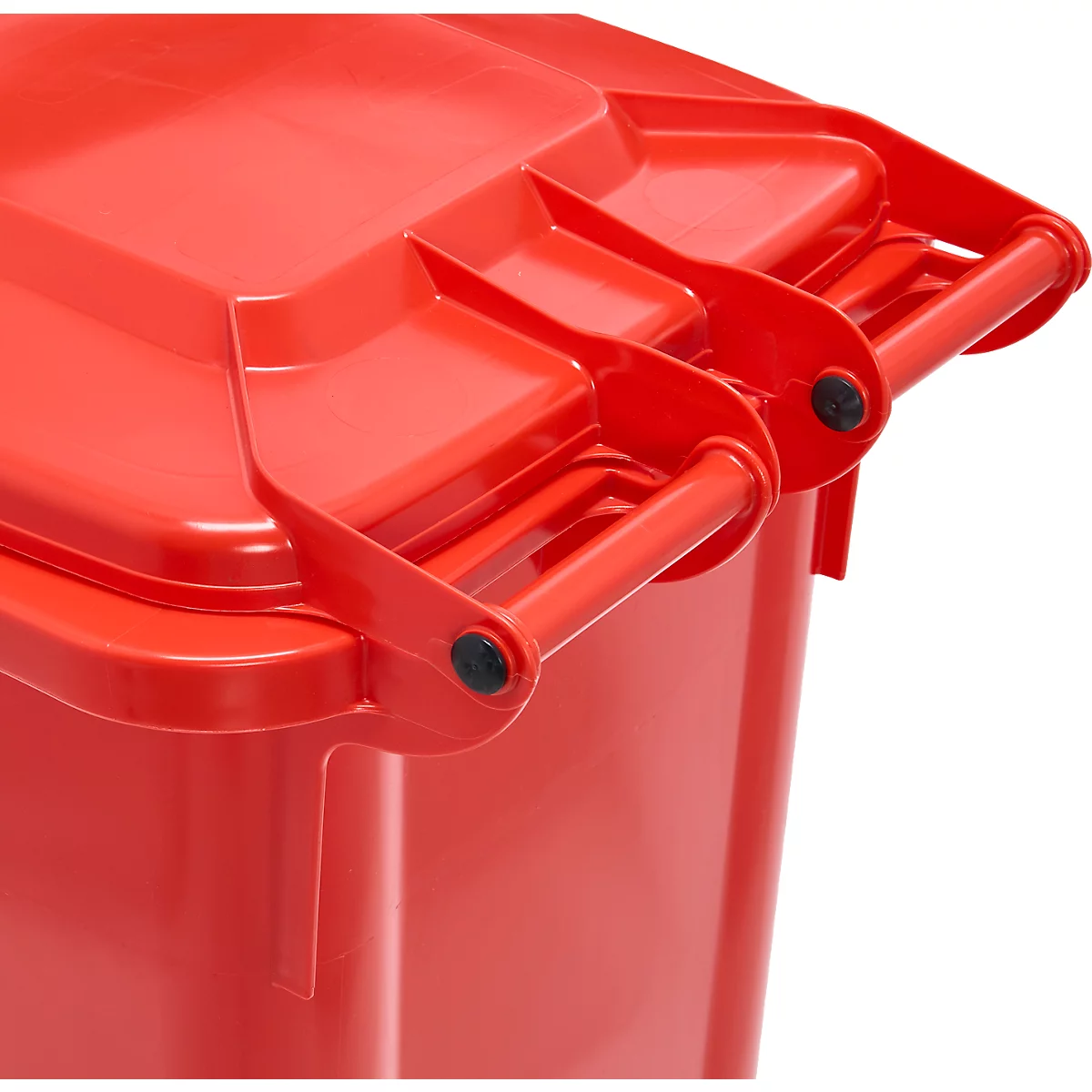 Afvalbak GMT, 140 l, verrijdbaar, rood