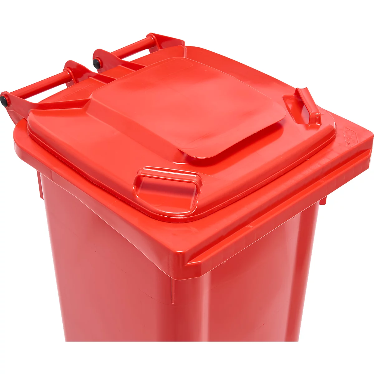 Afvalbak GMT, 140 l, verrijdbaar, rood