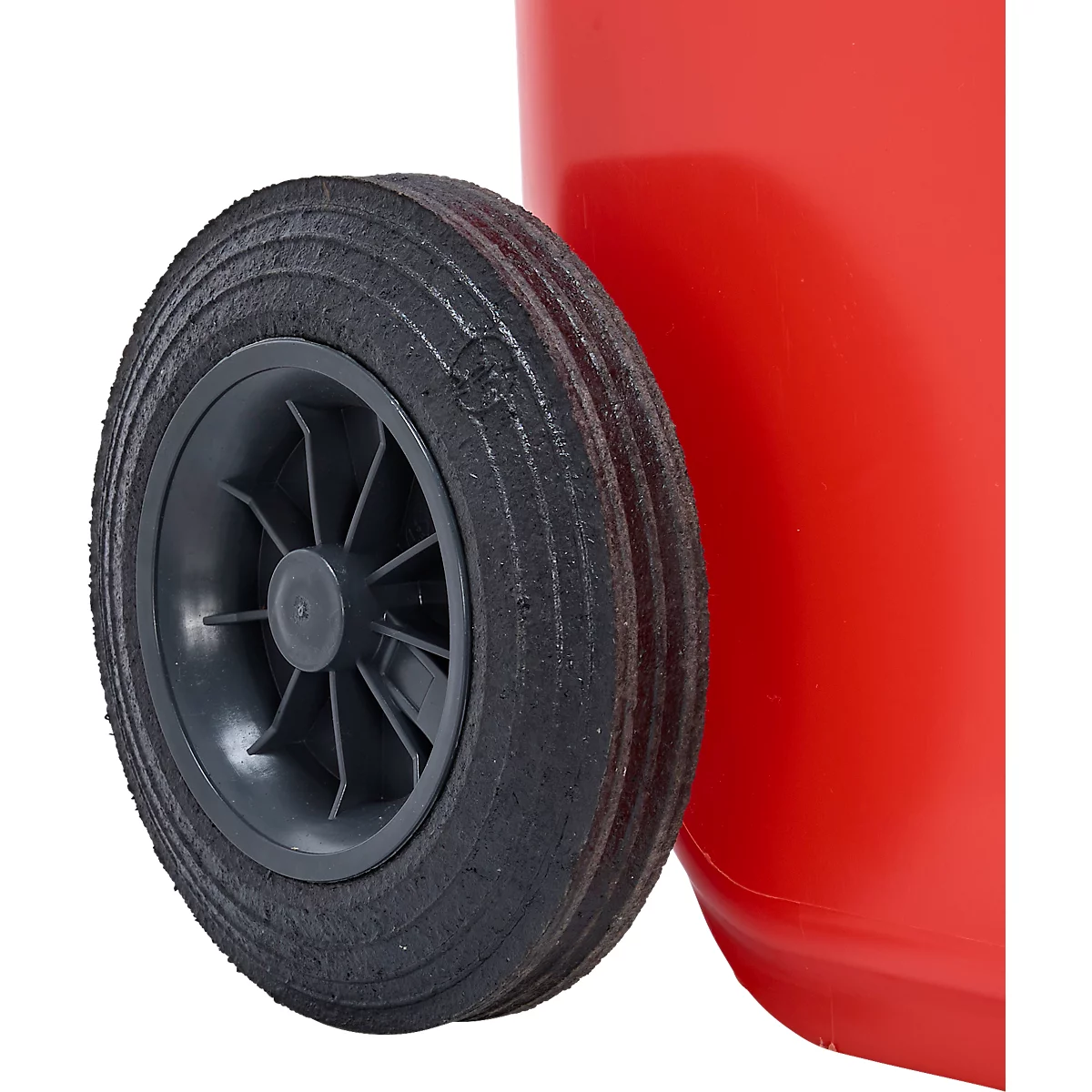 Afvalbak GMT, 140 l, verrijdbaar, rood