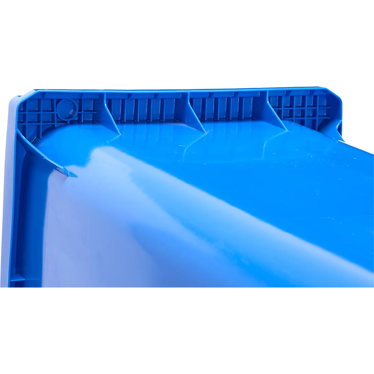 Afvalbak GMT, 360 l, verrijdbaar, blauw