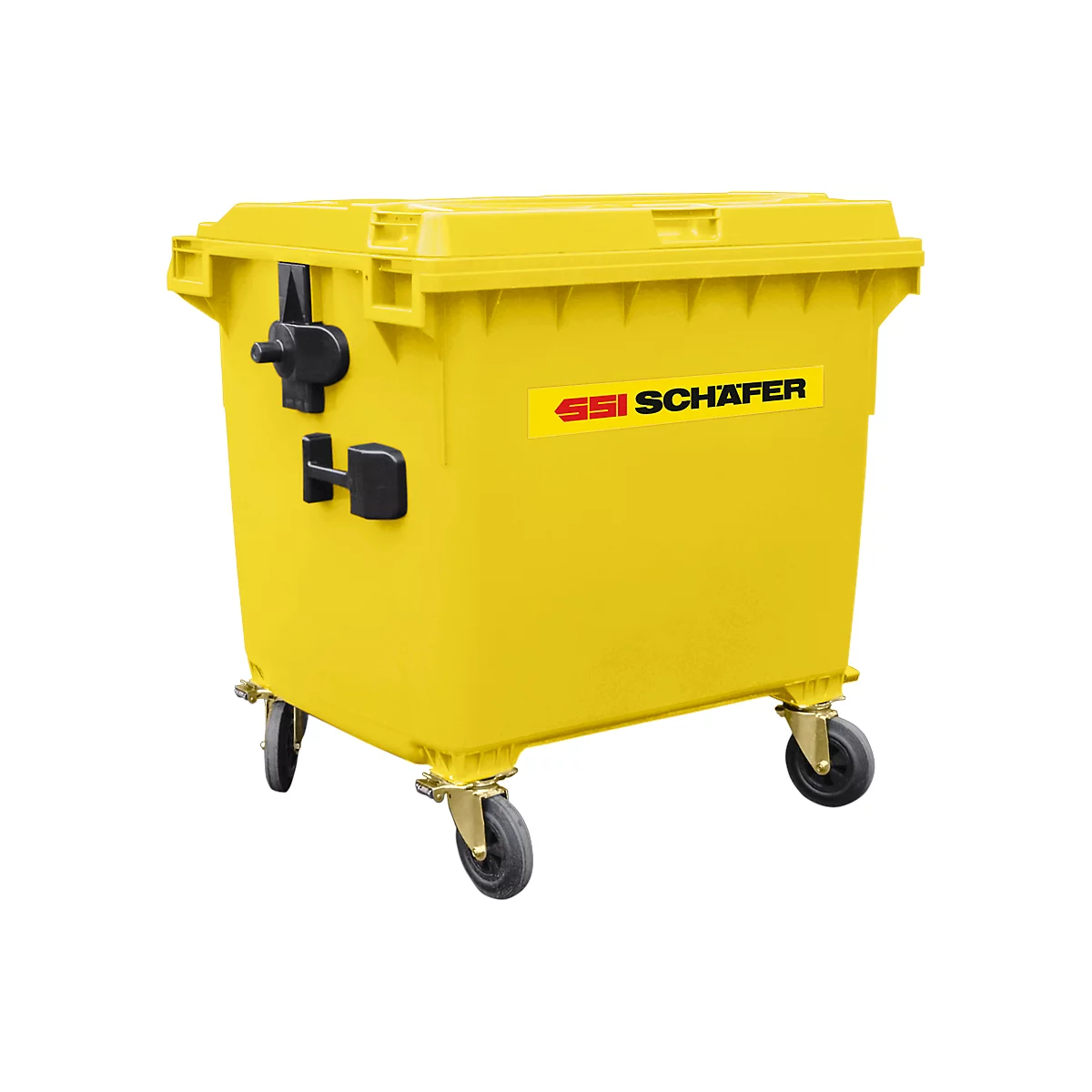 Afvalcontainer MGB 1100 FD, kunststof, 1100 l, geel