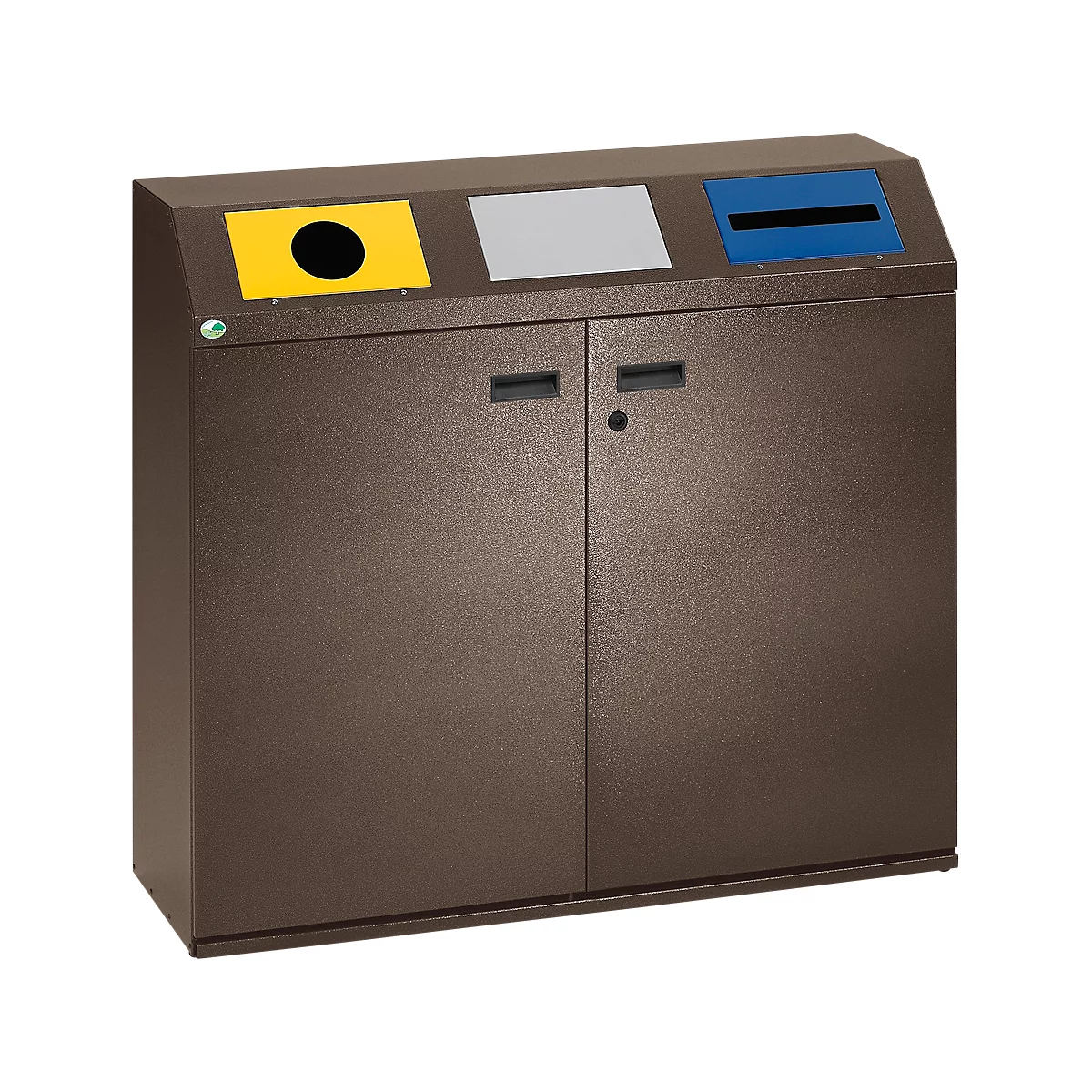 Afvalscheidingsstation - 240 L - donkerbruin