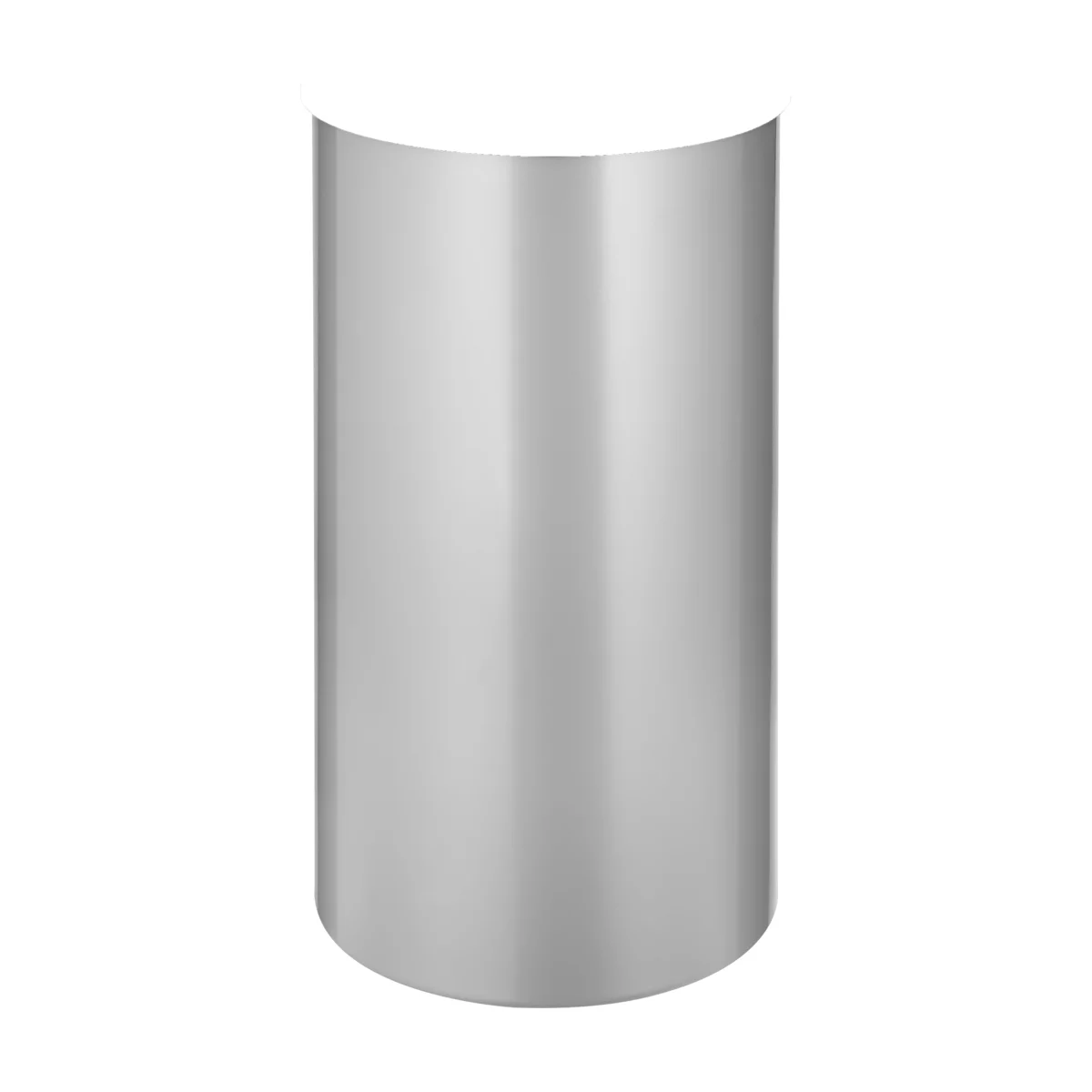 Afvalverzamelaar 50 l, zelfblussend, romp aluminiumkleur/deksel zwart