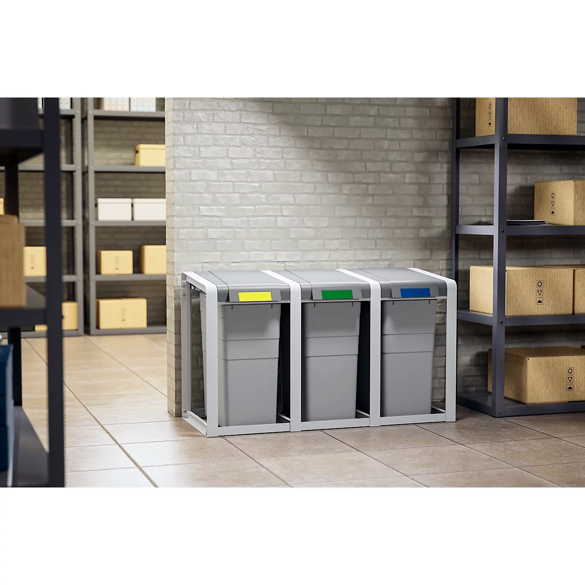 Afvalverzamelaar voor recycleerbaar afval, flexibel, div. uitvoeringen 