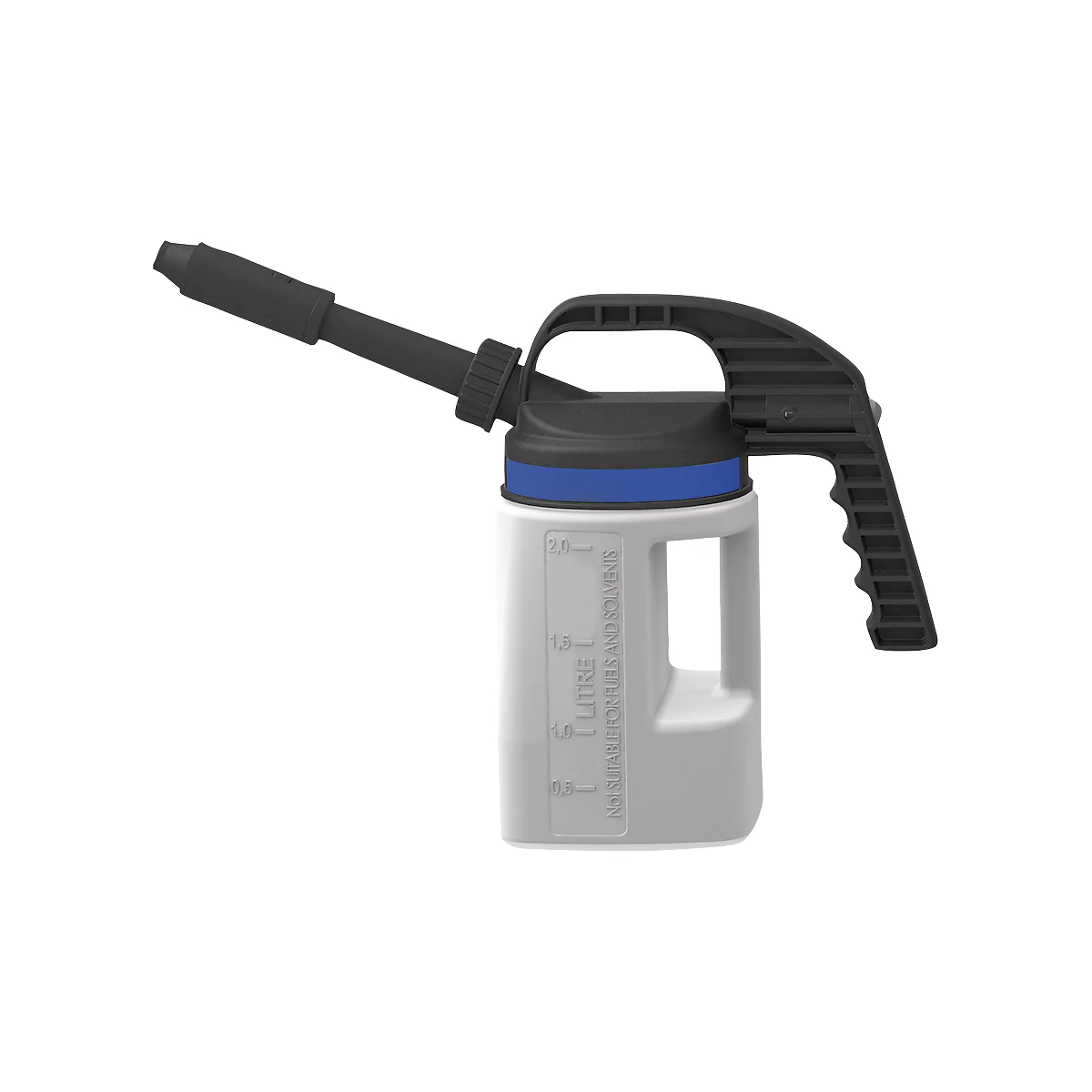 Afvulkan, polyetheen, met uitloop kort/lang, 2 l volume