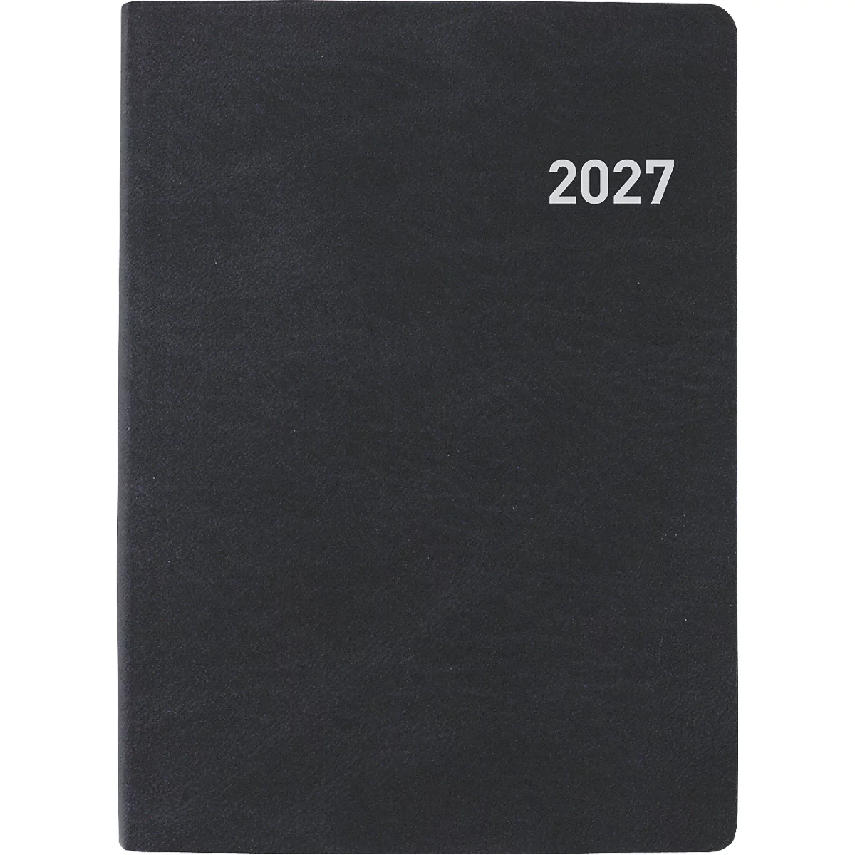 Carnet noir avec l'inscription "2027".