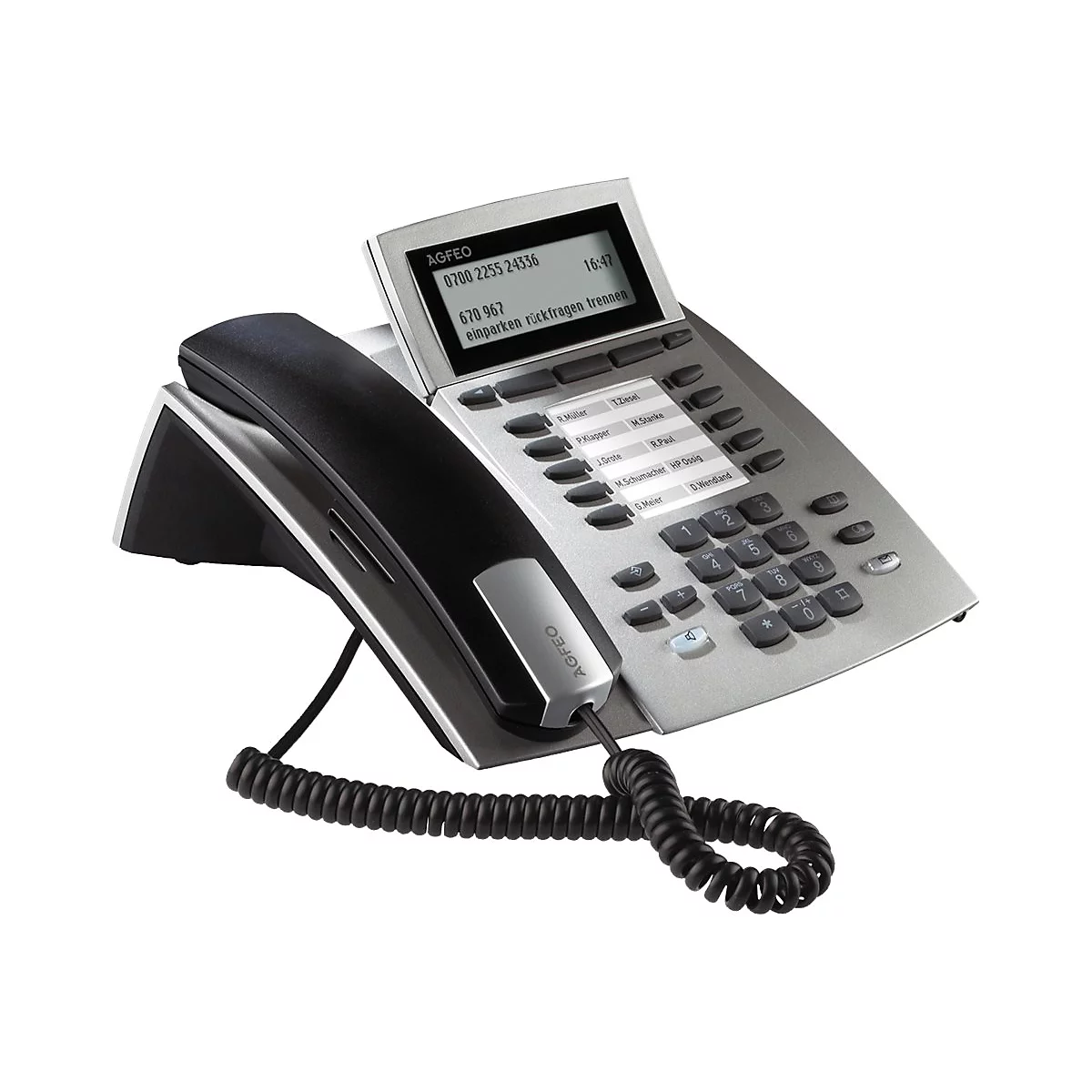 AGFEO ST 42 IP - VoIP-Telefon - Silber