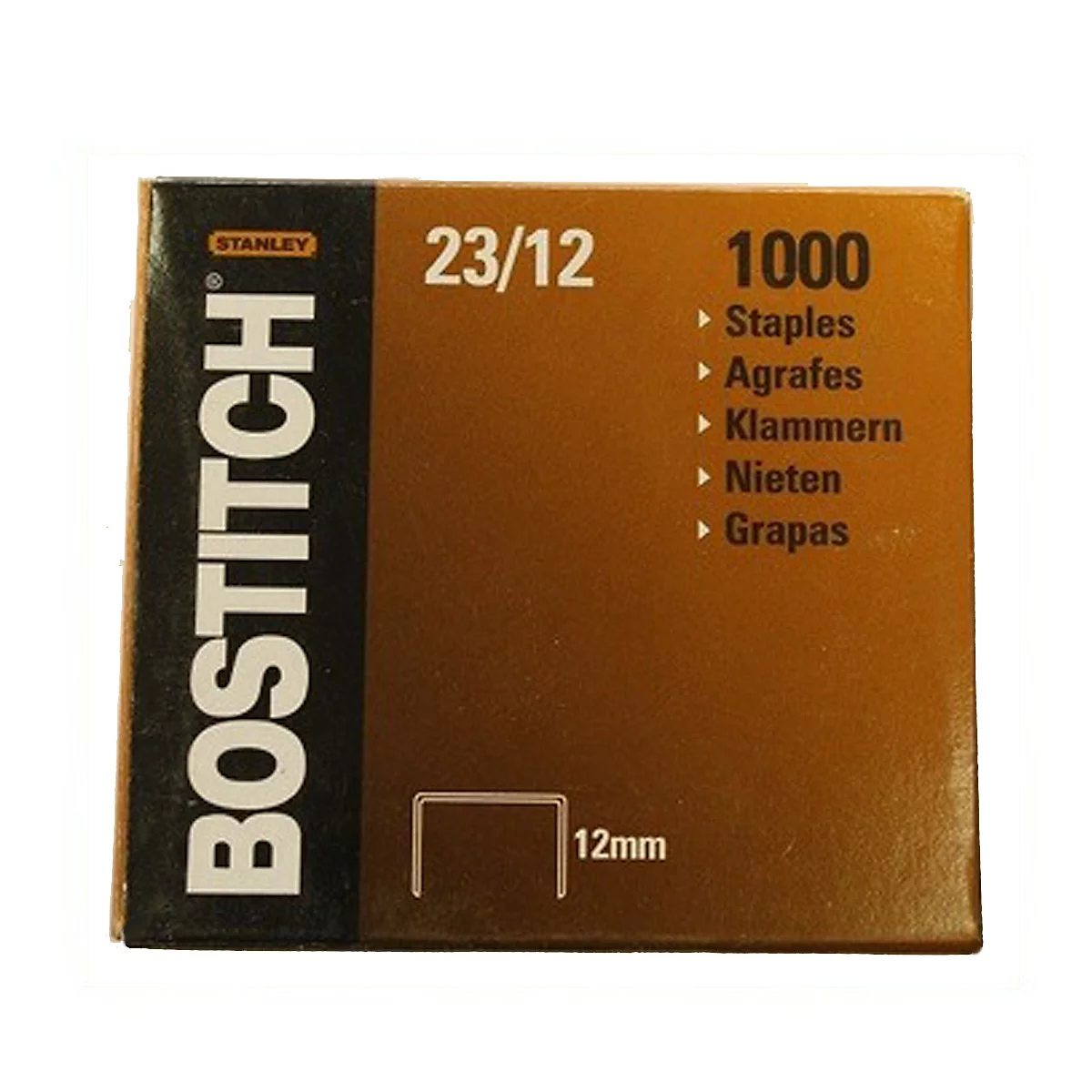 Agrafes 23/12, pour agrafeuse B 540, 1000 p.
