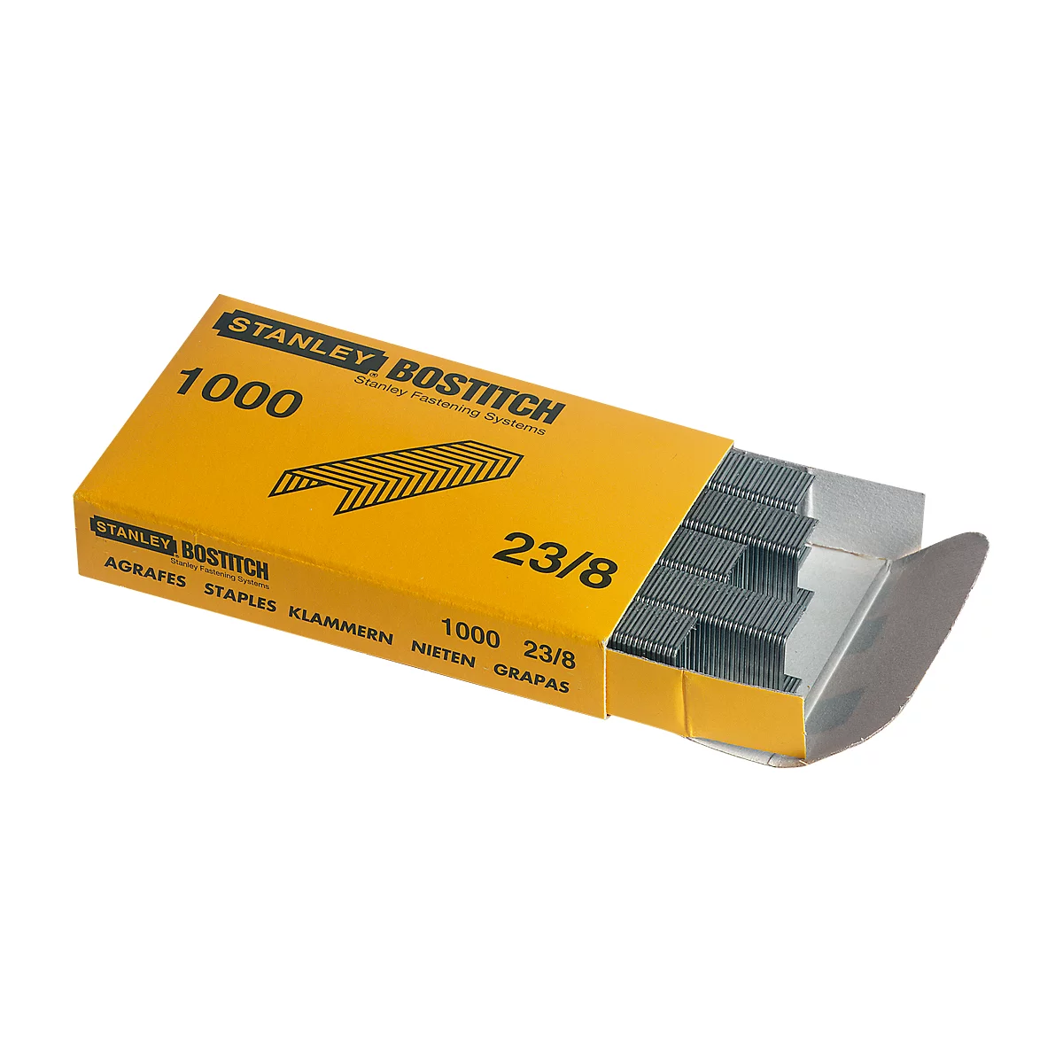 Agrafes 23/8, pour agrafeuse B 540, 1000 p.