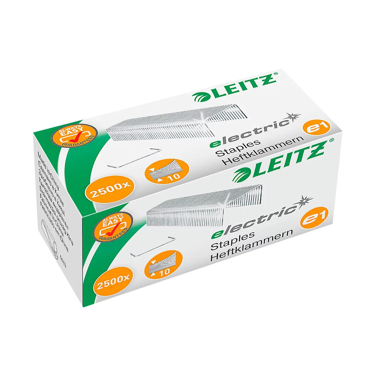 Agrafes e1 Leitz - pour agrafeuses 5532, 5566 - boîte de, 2500 p.