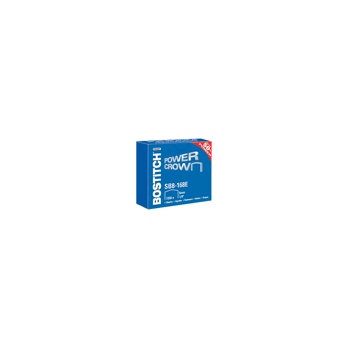 Agrafes SB 8, pour agrafeuse B8RD, 1050 p.