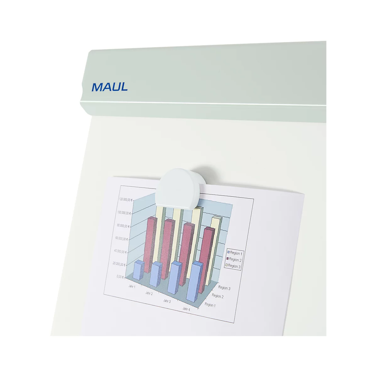 Aimant à pince, force d'adhérence jusqu'à 4 feuilles, diamètre 45 mm