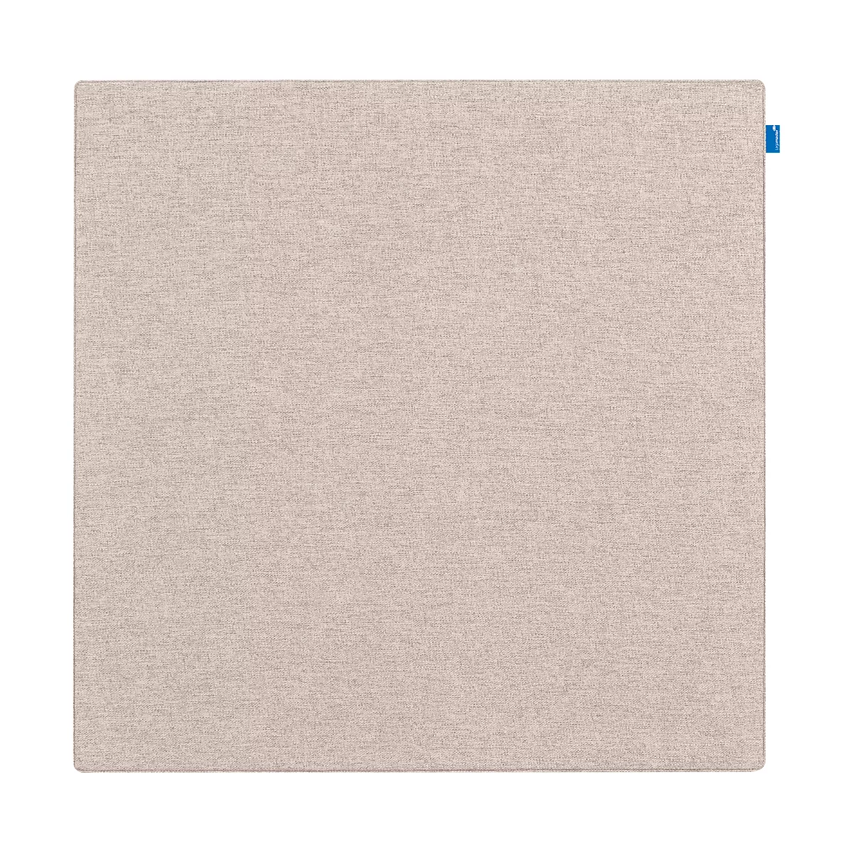 Akoestisch prikbord omhoog, absorptieklasse C, dikte 24 mm, textiel &amp; recyclage PET, beige, B 750 x H 750 mm