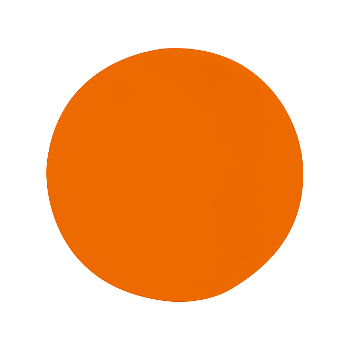 Akoestisch wandpaneel cirkel, Ø 1000 mm, polyestervlies in viltlook, oranje RAL 2004