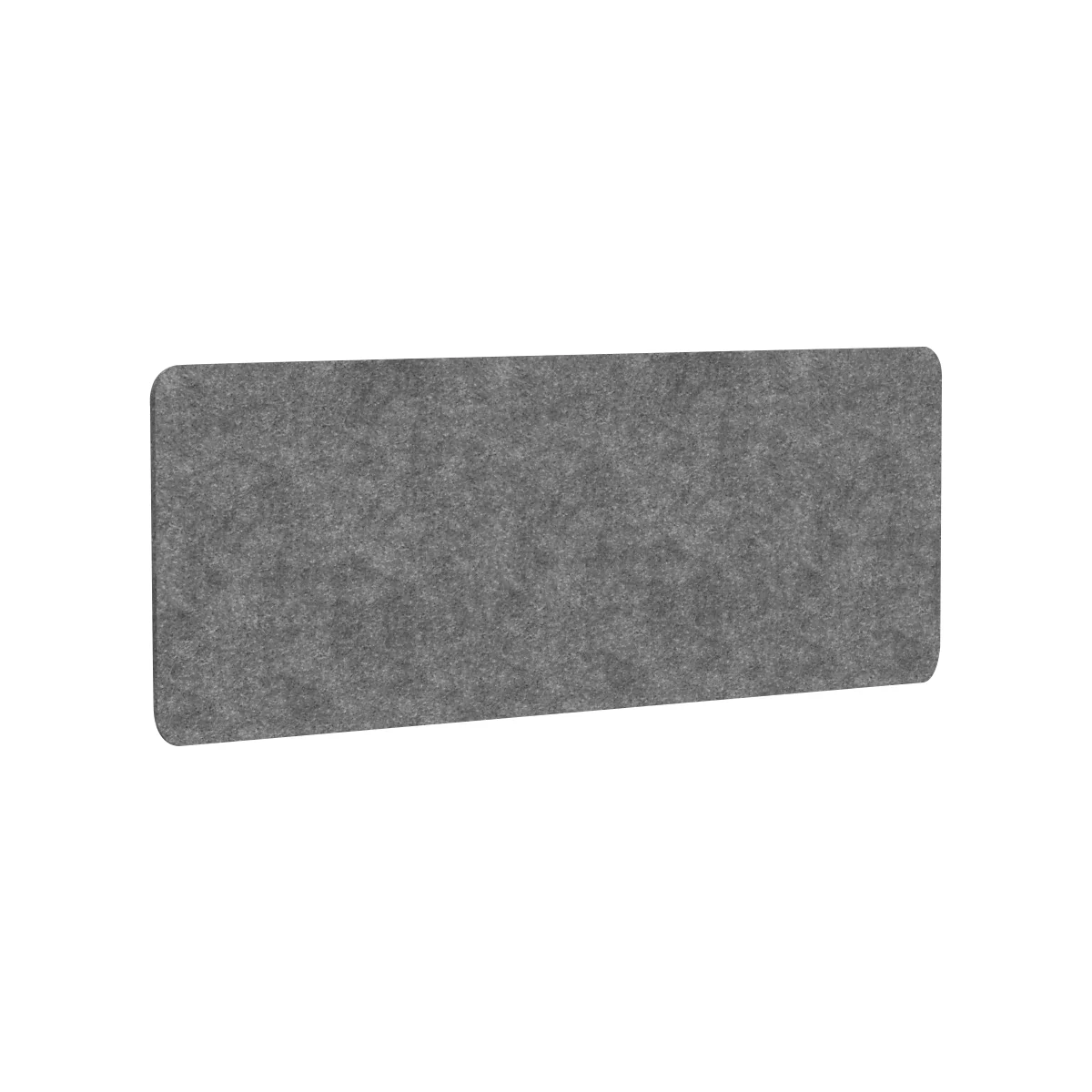 Akoestische scheidingswand AKUSTIX Vario, geluidsabsorptieklasse B, dikte 18 mm, zonder beugels, B 1600 x H 600 mm, PET-vilt, grijs