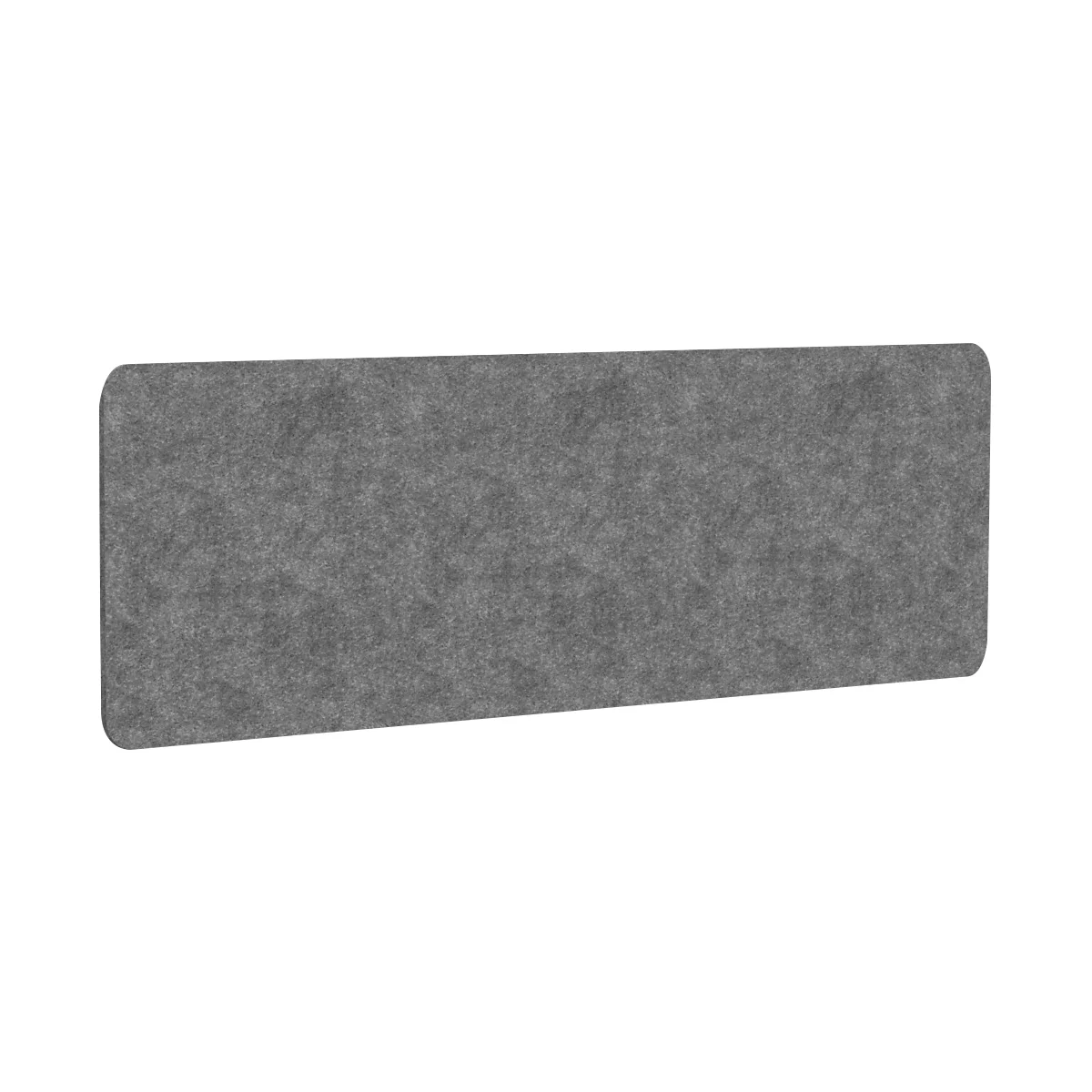 Akoestische scheidingswand AKUSTIX Vario, geluidsabsorptieklasse B, dikte 18 mm, zonder beugels, B 1800 x H 600 mm, PET-vilt, grijs