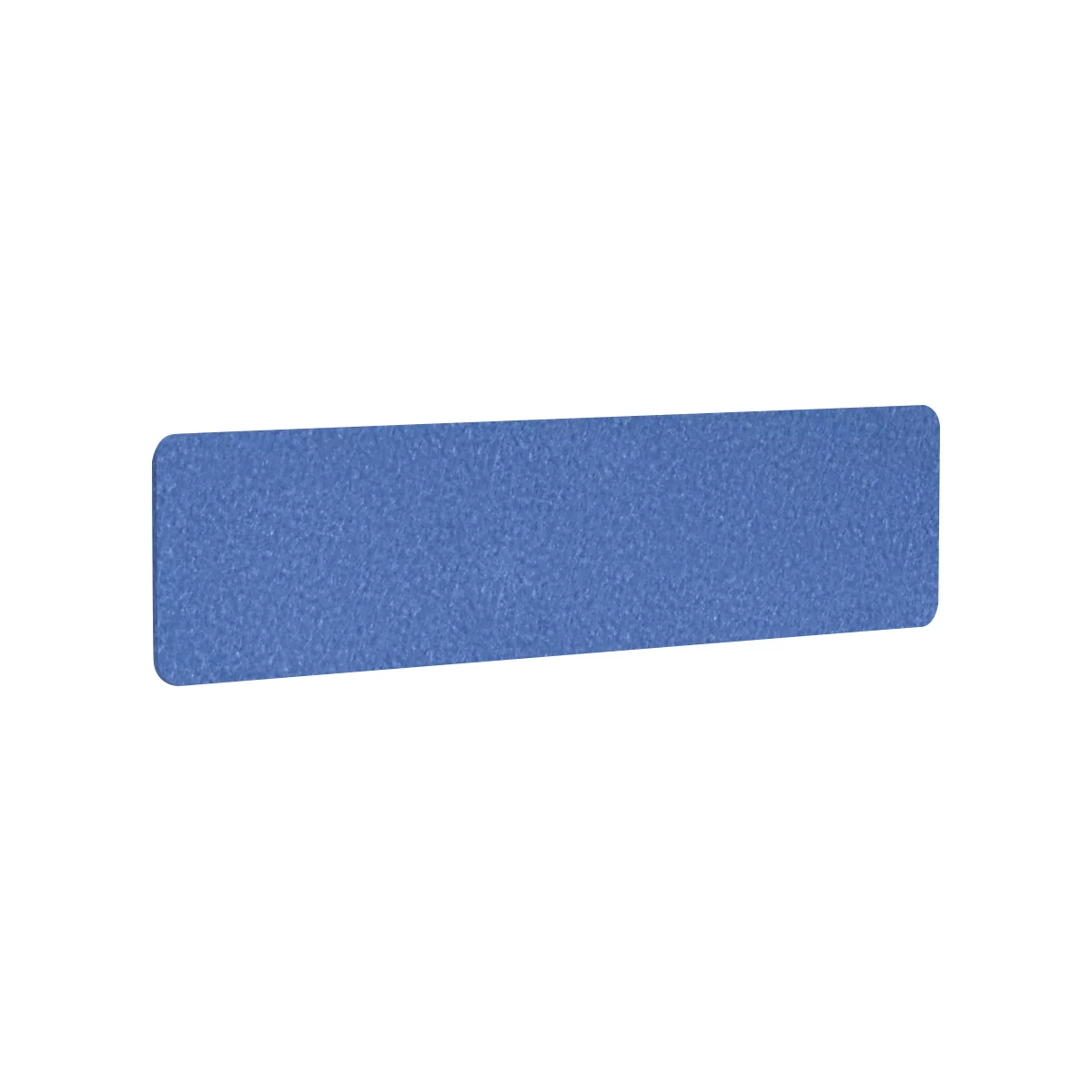 Akoestische tafelafscheiding AKUSTIX Vario, geluidsabsorptieklasse B, dikte 18 mm, zonder klemmen, B 1600 x H 400 mm, PET-vilt, blauw