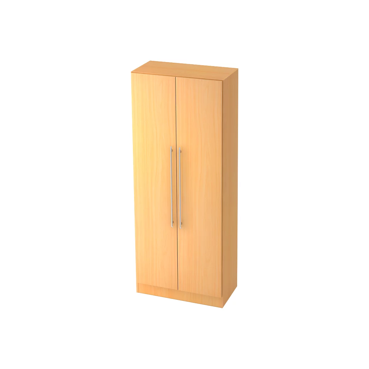 Aktenschrank 5 OH, B 800 x T 420 x H 2004 mm, Buche-Dekor