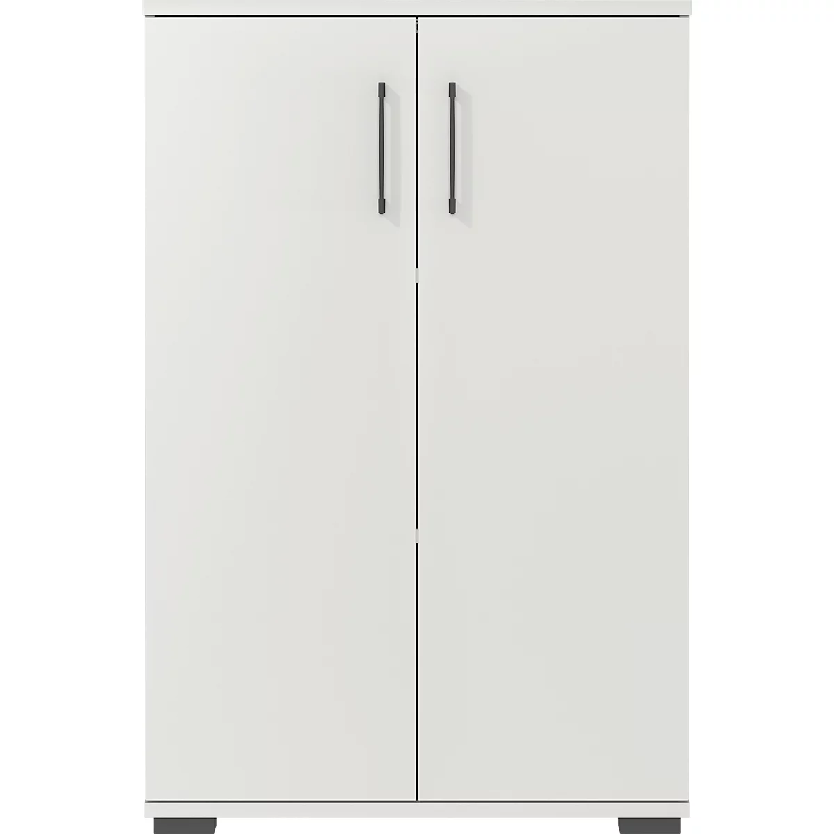 Aktenschrank Profi 2.0, 2 Einlegeböden, 3 OH, B 800 x T 400 x H 1230 mm, lichtgrau