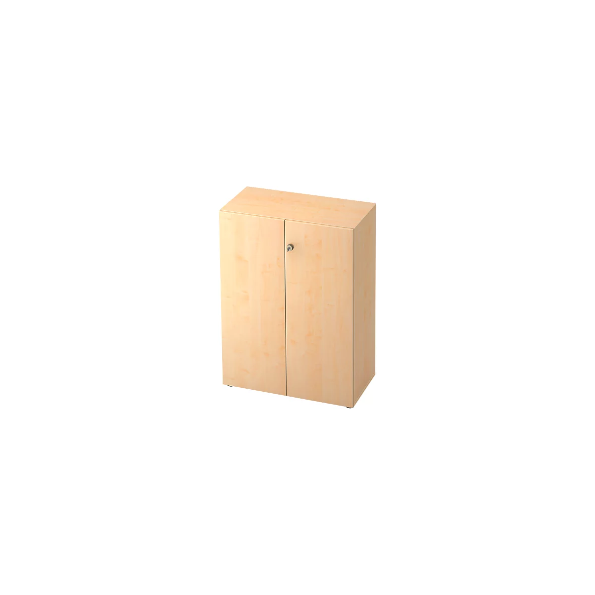 Aktenschrank TOPAS LINE, 3 Ordnerhöhen, Türen abschließbar, Ahorn-Dekor/Ahorn-Dekor
