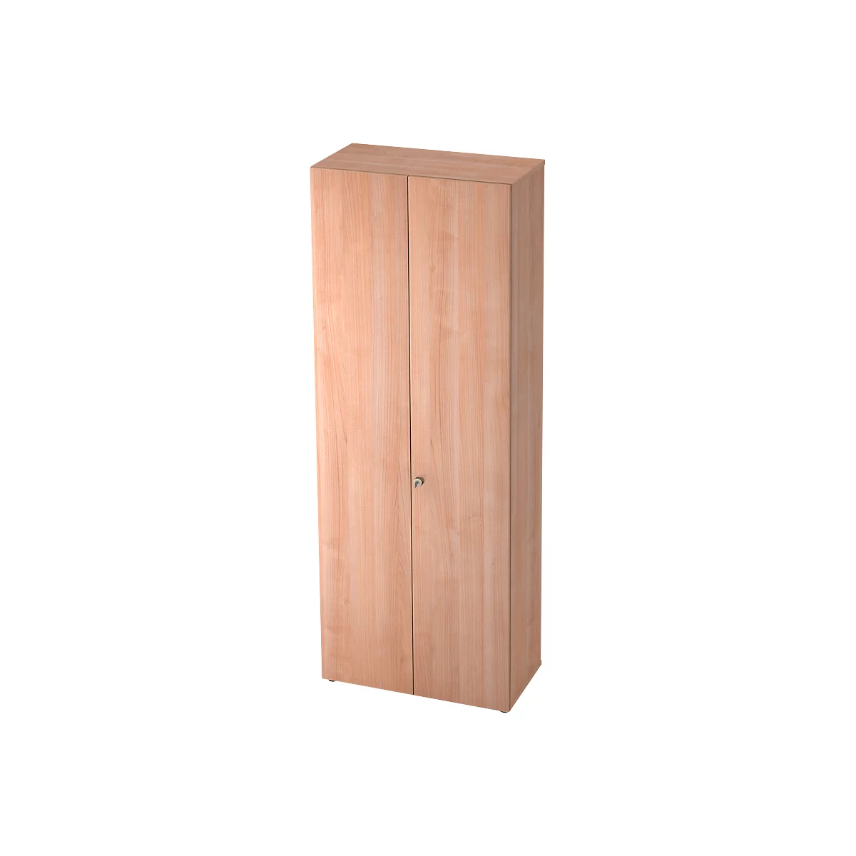 Aktenschrank TOPAS LINE, 6 Ordnerhöhen, B 800 mm, Nussbaum/Nussbaum