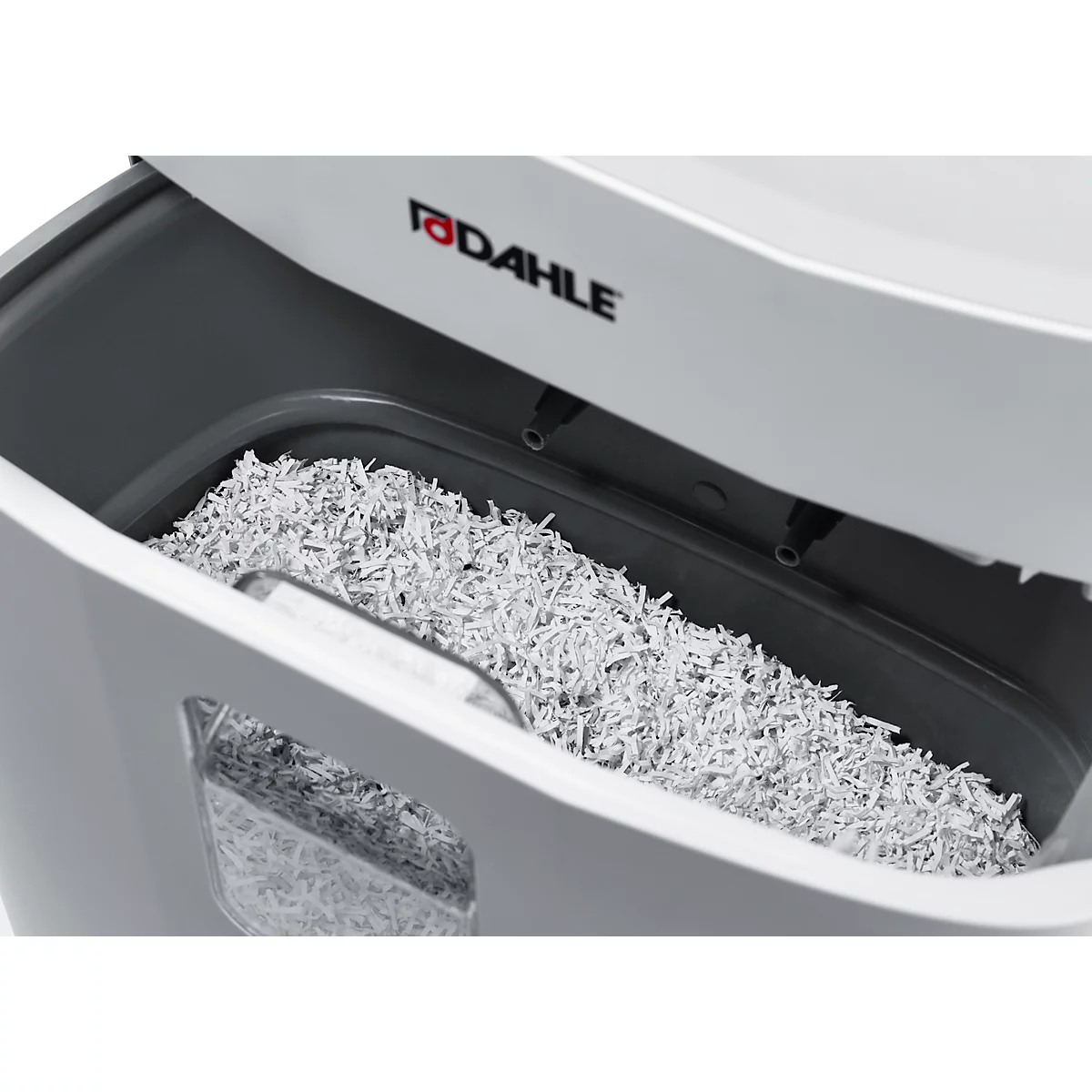 Aktenvernichter Dahle PaperSAFE 420, Partikelschnitt 2 x 15 mm, P-5, 25 l, 10 Blatt Schnittleistung, B 443 x T 273 x H 545 mm