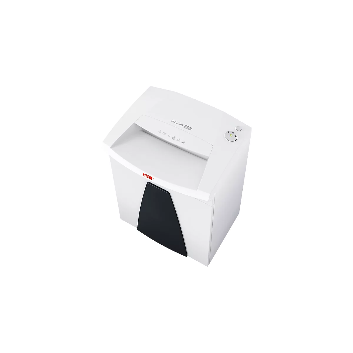 Aktenvernichter HSM SECURIO B26, Sicherheitsstufe 2, Streifenschnitt 3,9 mm, 21 Blatt, weiss