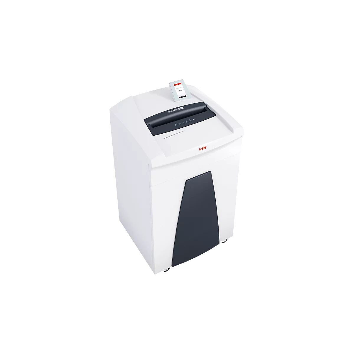 Aktenvernichter HSM SECURIO P40i, Sicherheitsstufe 4, Partikelschnitt 4,5 x 30 mm, 36 Blatt, CD-Schredder, weiß