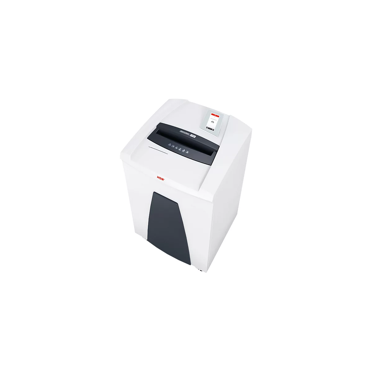 Aktenvernichter HSM SECURIO P40i, Sicherheitsstufe 4, Partikelschnitt 4,5 x 30 mm, 36 Blatt, CD-Schredder, weiß