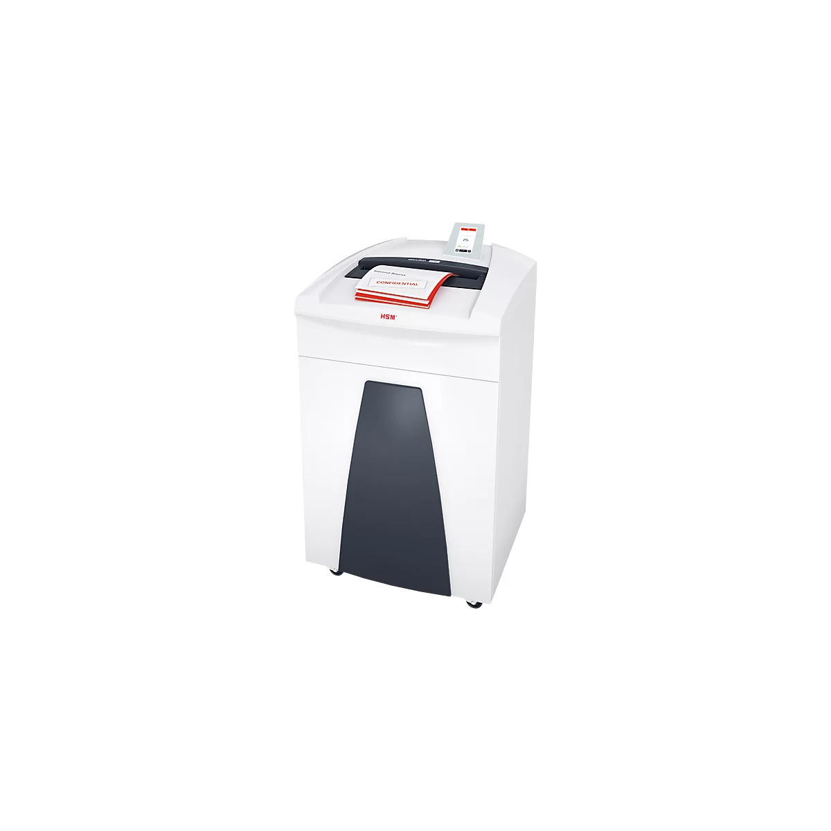 Aktenvernichter HSM SECURIO P40i, Sicherheitsstufe 4, Partikelschnitt 4,5 x 30 mm, 36 Blatt, CD-Schredder, weiß