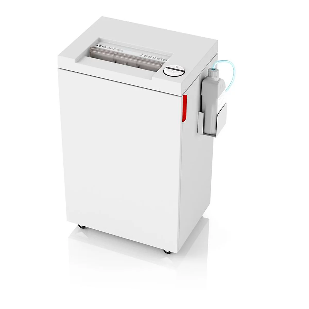 Aktenvernichter Ideal 2445 SMC, Partikelschnitt 0,8 x 5 mm, P-7, 35 l, 3-5 Blatt Schnittleistung, mit Öleinspritzung