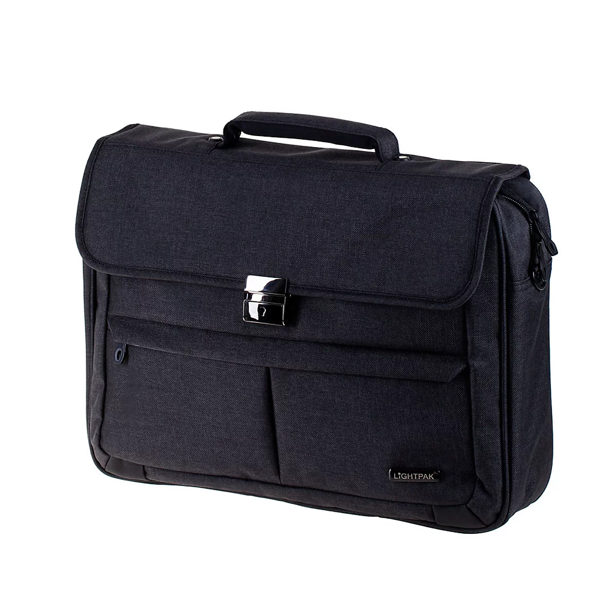 Aktetas LIGHTPAK® Motion, afsluitbaar, met laptopvak 17 inch, verstelbare schouderriem, B 430 x D 100 x H 340 mm