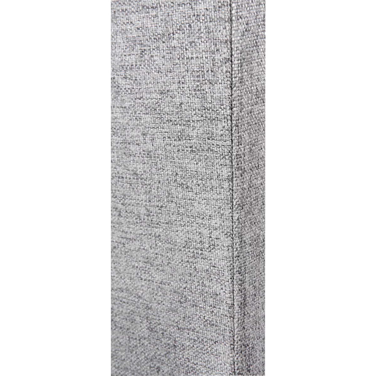 Akustik-Pinboard Board Up, Absorptionsklasse C, Stärke 24 mm, Textil & Recycling-PET, grau, B 500 x H 750 mm