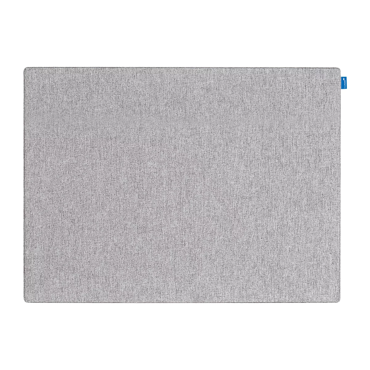 Akustik-Pinboard Board Up, Absorptionsklasse C, Stärke 24 mm, Textil & Recycling-PET, grau, B 500 x H 750 mm