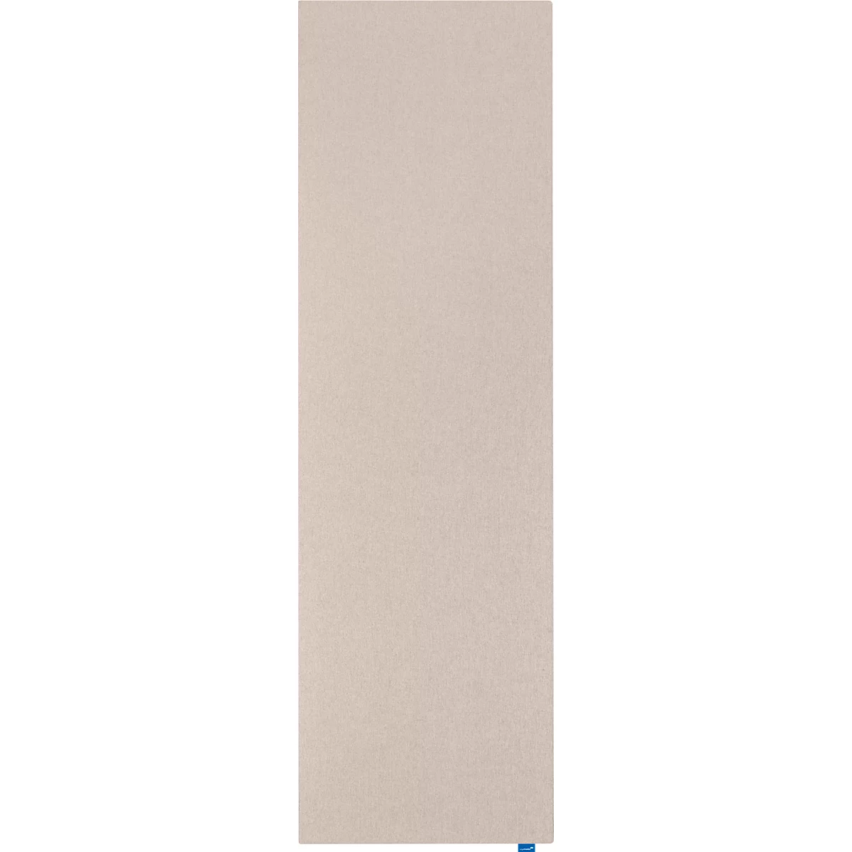 Akustik-Pinboard Wall Up, Absorptionsklasse B, Stärke 20 mm, Textil & Recycling-PET, beige, B 595 x H 2000 mm