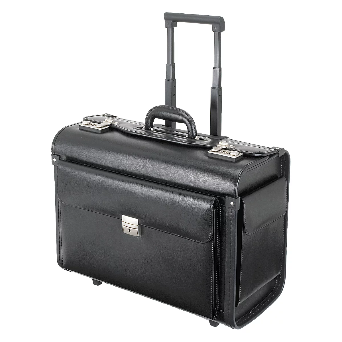 Alassio® Trolley/pilotenkoffer SILVANA, runderleer