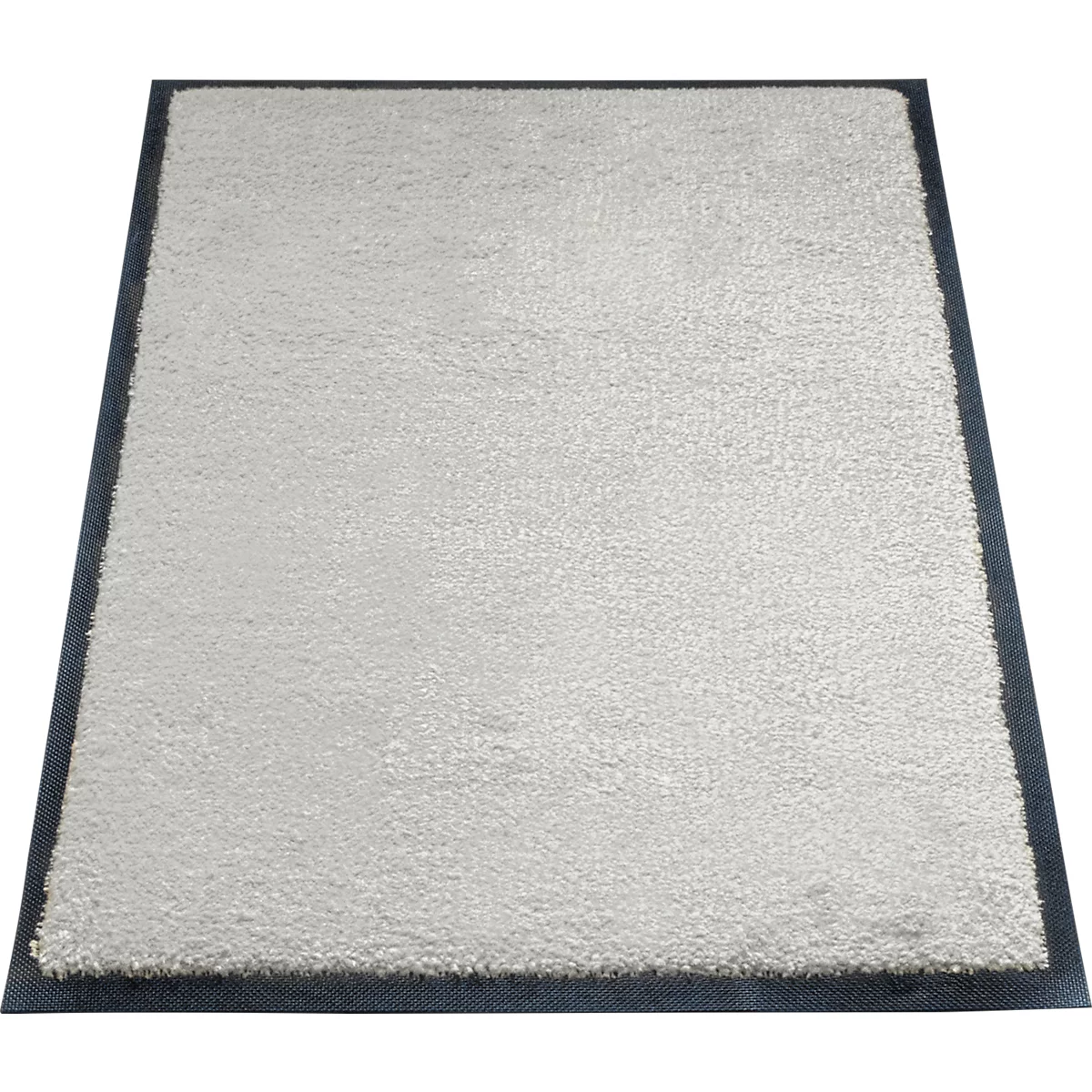 alfombra de retención de suciedad miltex Eazycare Style, angular, antiestática, resistente a los rayos UV, lavable, nylon de alta torsión y caucho niltril, 600 x 850 mm, gris ágata