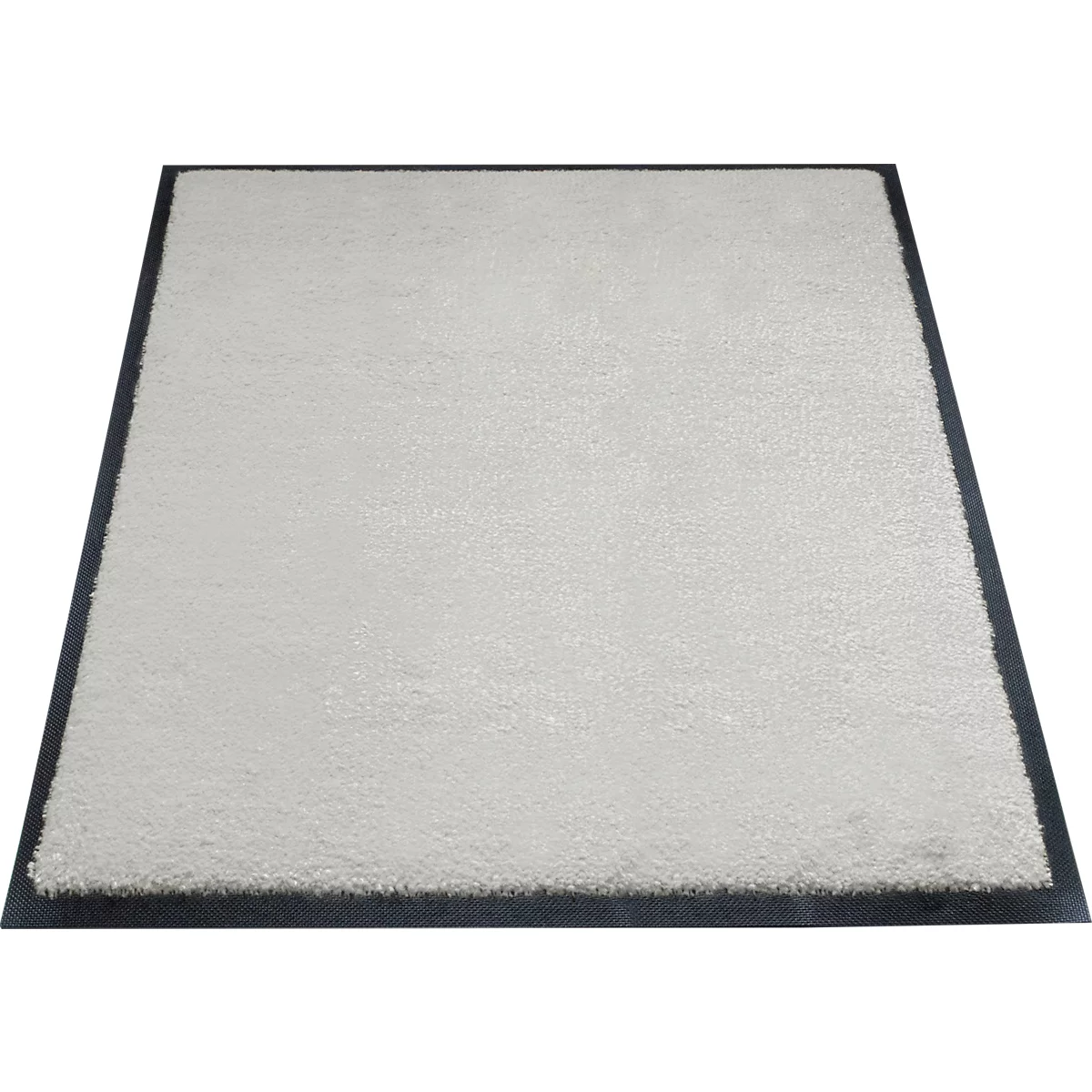 alfombra de retención de suciedad miltex Eazycare Style, angular, antiestática, resistente a los rayos UV, lavable, nylon de alta torsión y caucho niltril, 750 x 850 mm, gris ágata