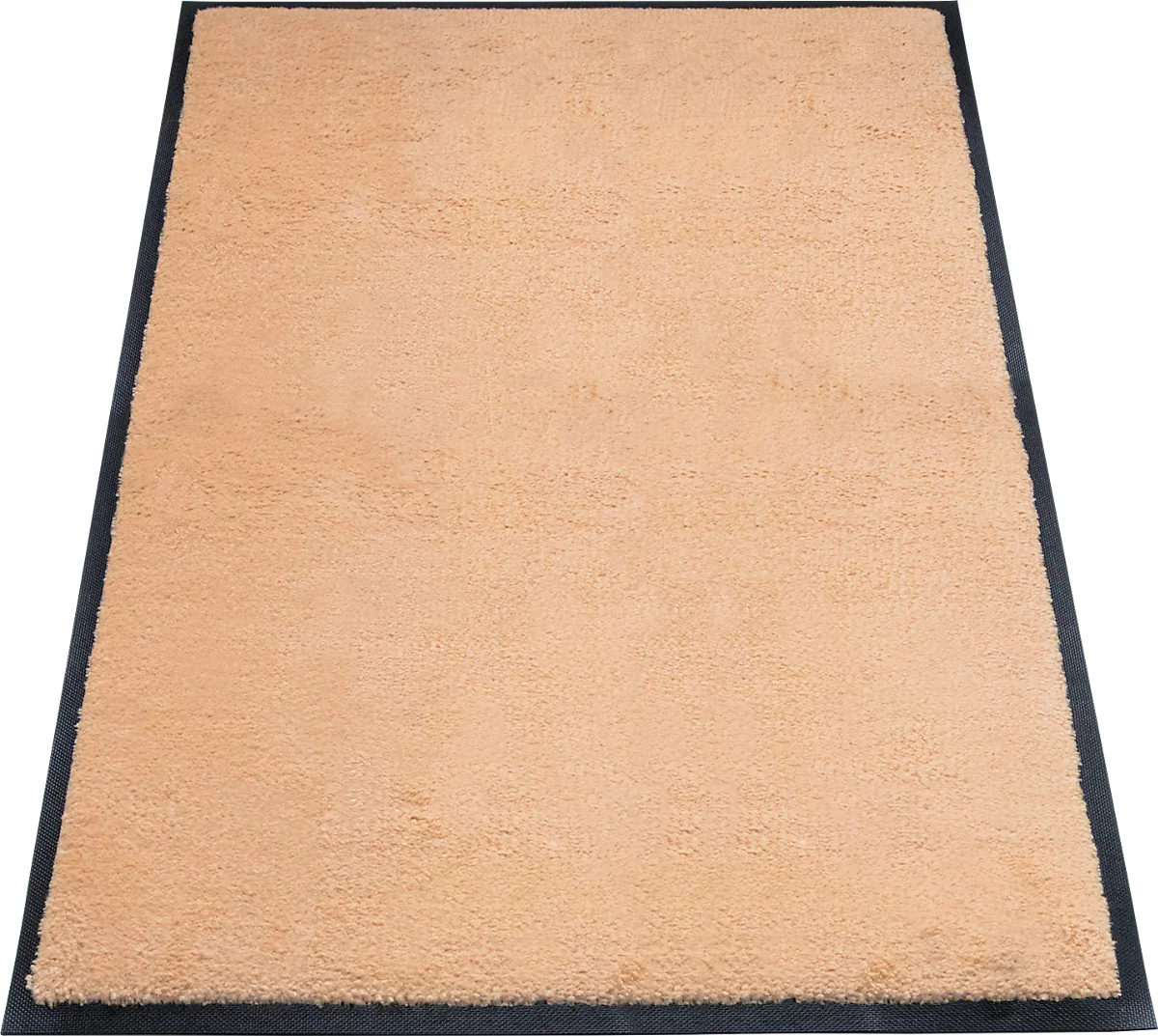 alfombra de retención de suciedad miltex Eazycare Style, angular, antiestática, resistente a los rayos UV, lavable, nylon de alta torsión y caucho niltril, 800 x 1200 mm, amarillo pastel