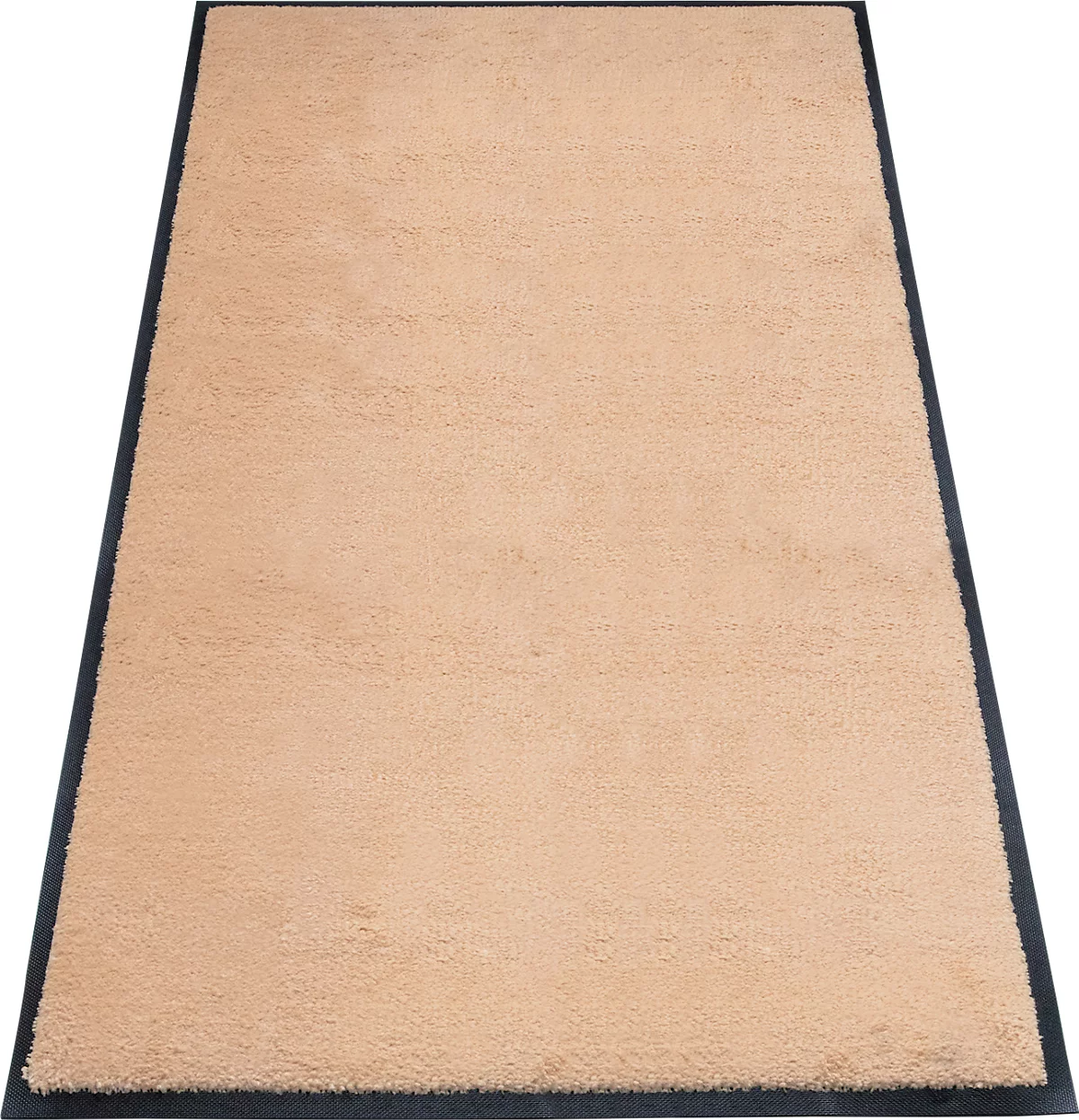 alfombra de retención de suciedad miltex Eazycare Style, angular, antiestática, resistente a los rayos UV, lavable, nylon de alta torsión y caucho niltril, 850 x 1500 mm, amarillo pastel