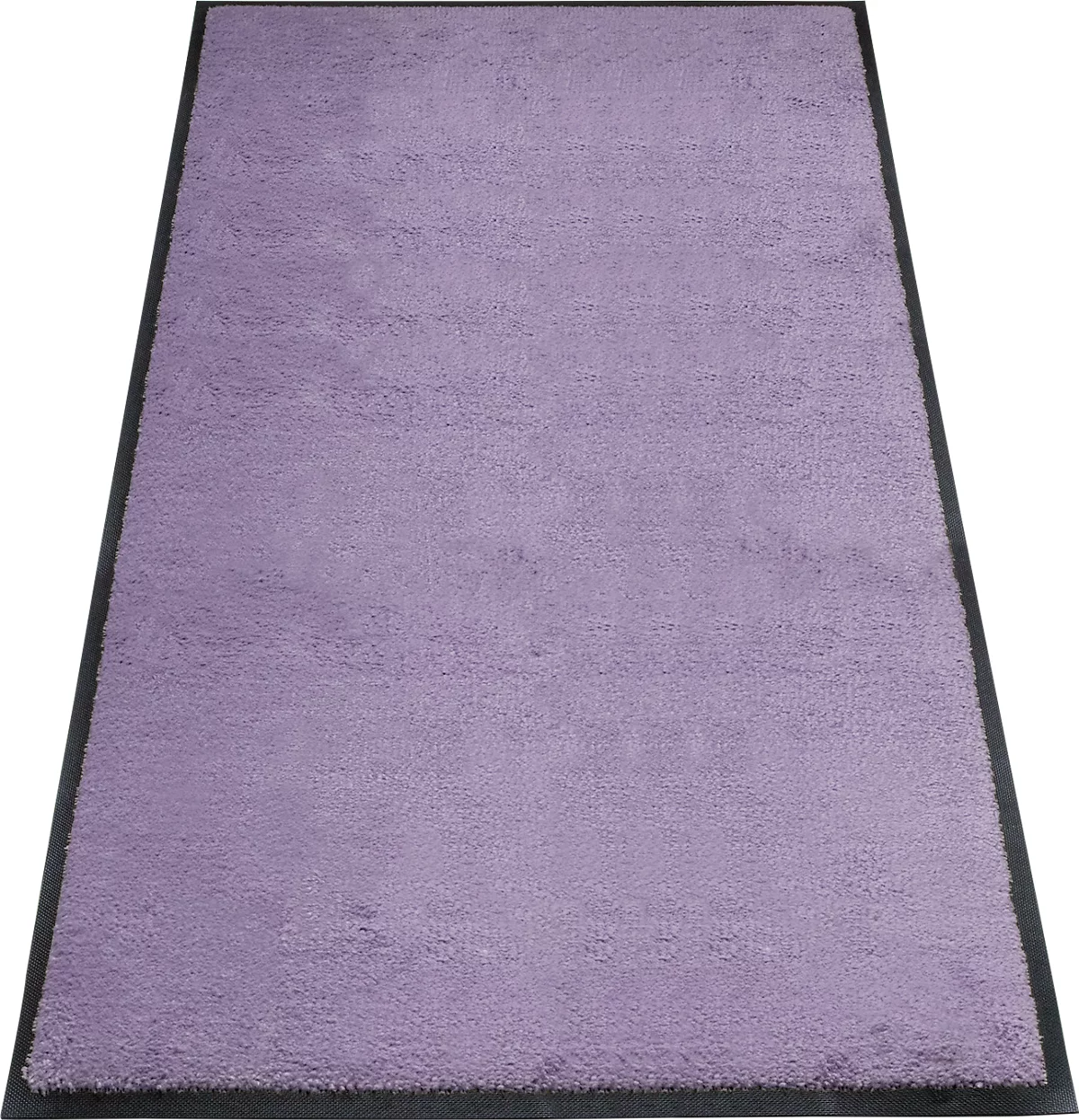 alfombra de retención de suciedad miltex Eazycare Style, angular, antiestática, resistente a los rayos UV, lavable, nylon de alta torsión y caucho niltril, 850 x 1500 mm, azul-morado