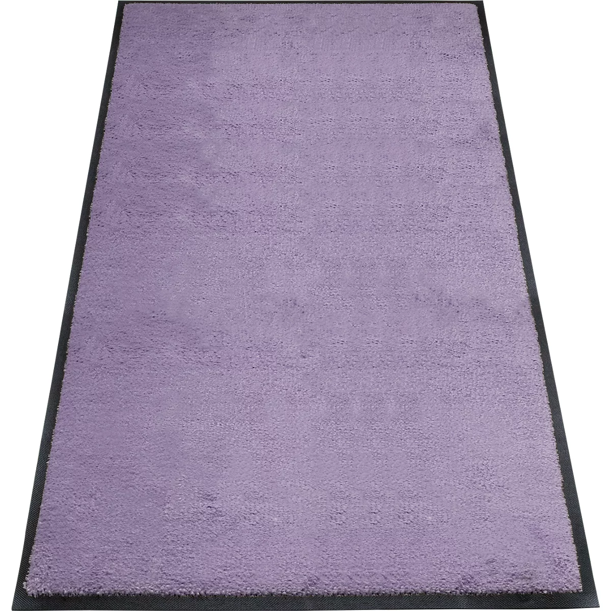 alfombra de retención de suciedad miltex Eazycare Style, angular, antiestática, resistente a los rayos UV, lavable, nylon de alta torsión y caucho niltril, 850 x 1500 mm, azul-morado